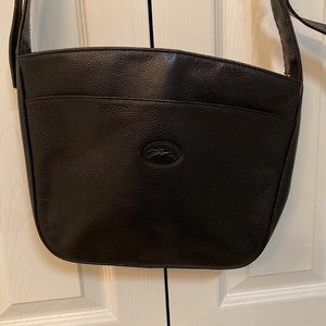 Black Longchamp Shoulder bag like new